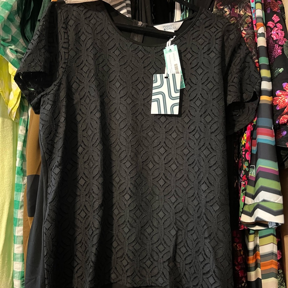Elegant Black Lace Top
